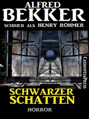 cover image of Schwarzer Schatten